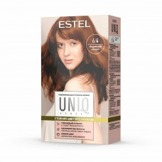 Ухаживающая краска-блеск без аммиака для волос ESTEL UNIQ SENSE 6/4 тёмно-русый медный